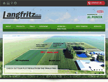 Tablet Screenshot of langfritzseed.com